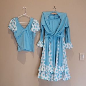Flamenco skirt, top and wrap